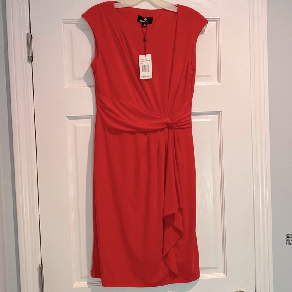 Ronni Nicole Dress with Shoulder and Waist Detail
